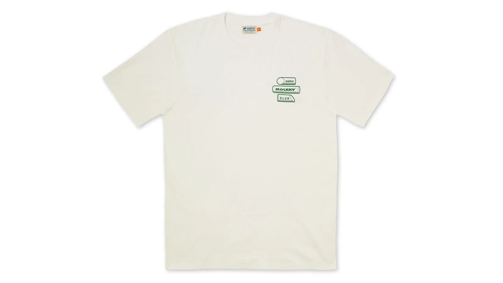 "MÖLKKY" PACK CLUB T-SHIRT - SUGAR SWIZZLE / VERDANT GREEN