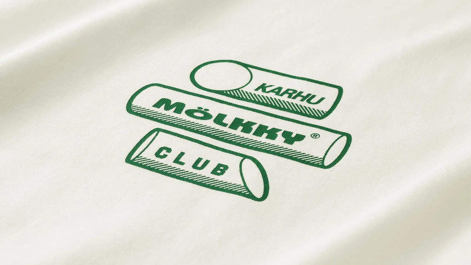 "MÖLKKY" PACK CLUB T-SHIRT - SUGAR SWIZZLE / VERDANT GREEN