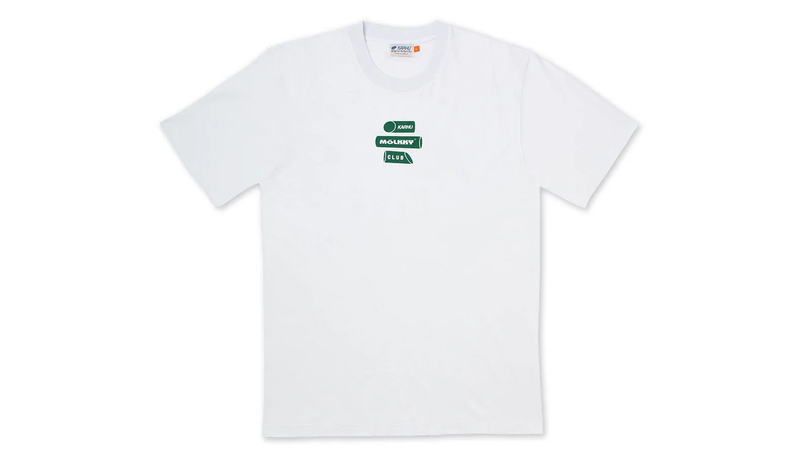 "MÖLKKY" PACK CLUB T SHIRT - WHITE / VERDANT GREEN