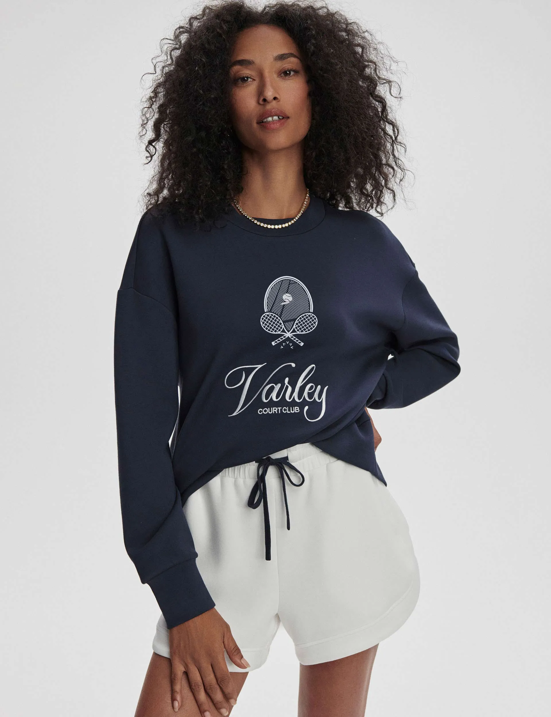 Rasco Namesake Sweat - Navy/White