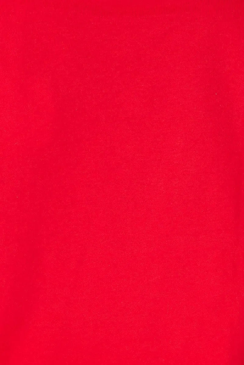 Red Graphic Tee Short Sleeve