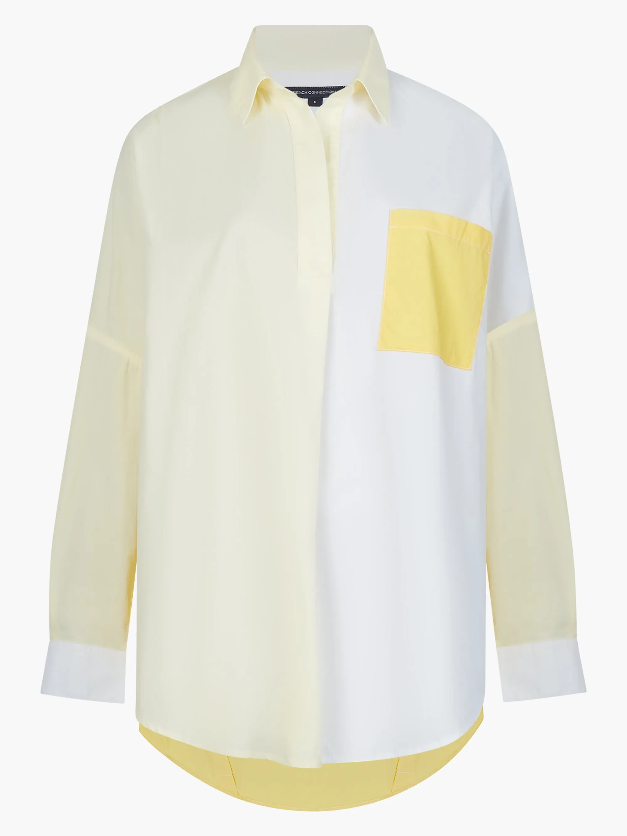 Rhodes Poplin Colour Block Popover Shirt