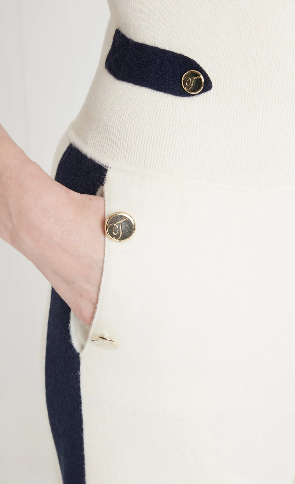 Ribera Knit Trousers - Ivory