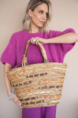 Rio Rotan Sand/Camel - Handtas