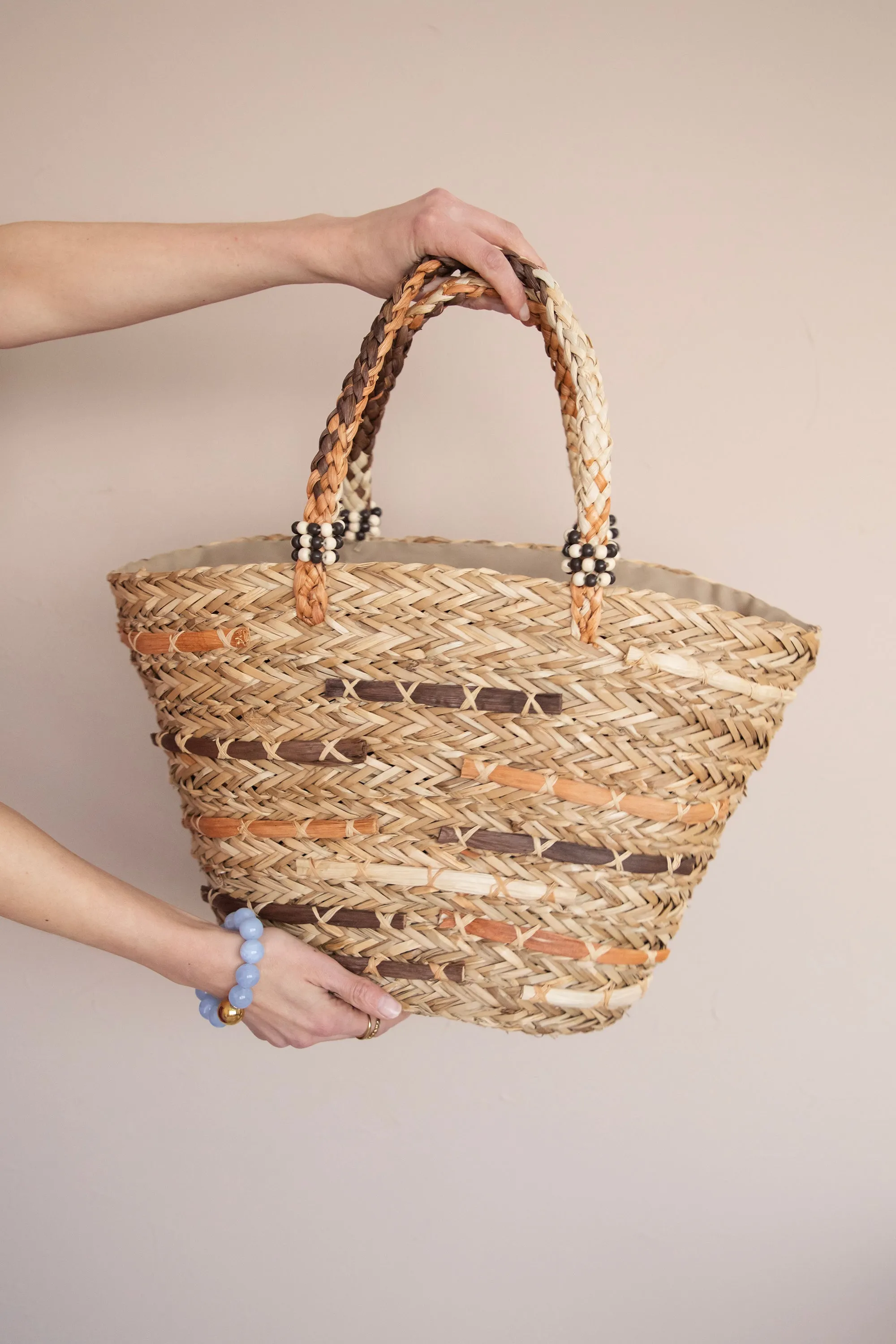 Rio Rotan Sand/Camel - Handtas