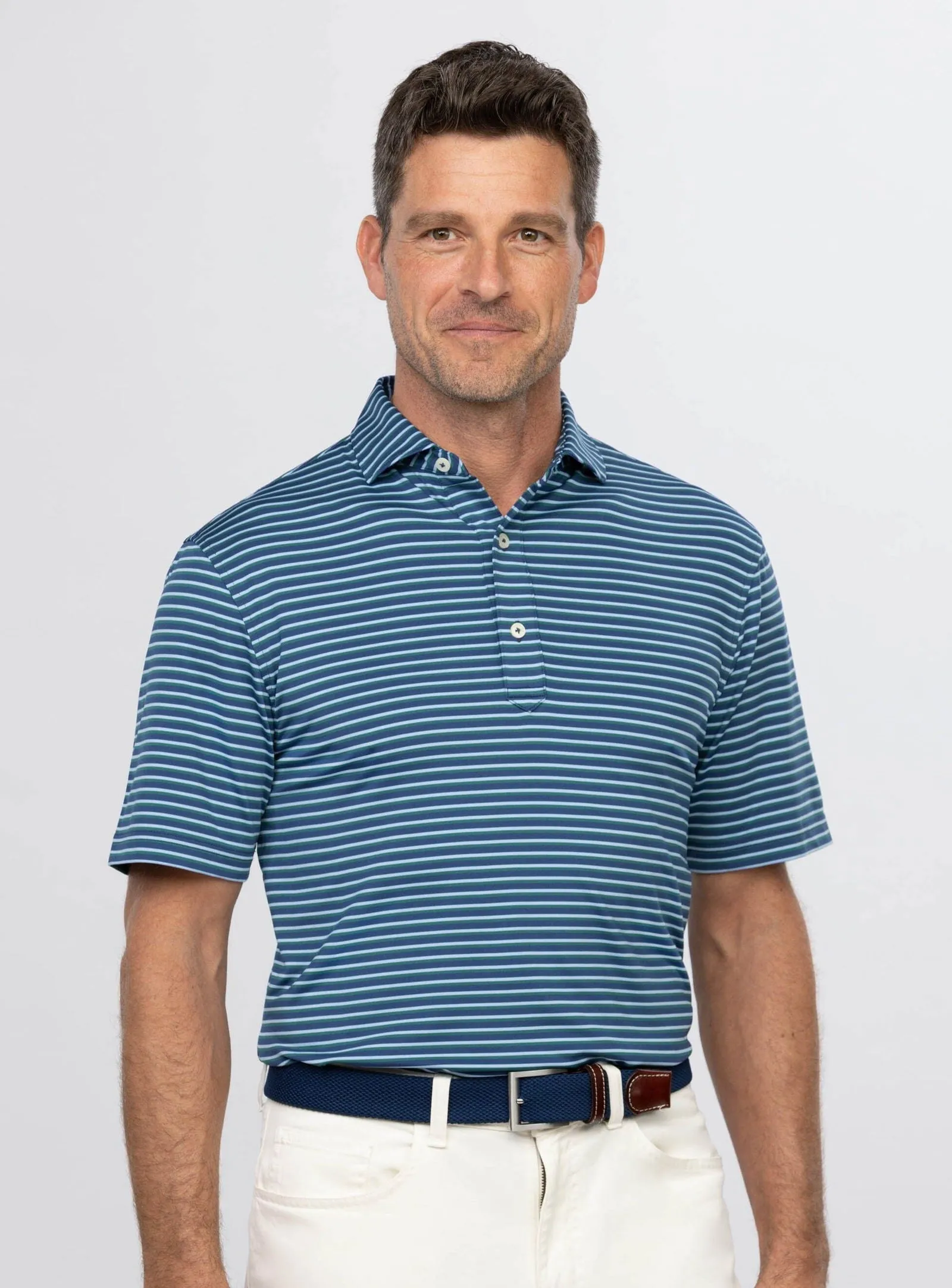 Ryan Stripe Performance Polo