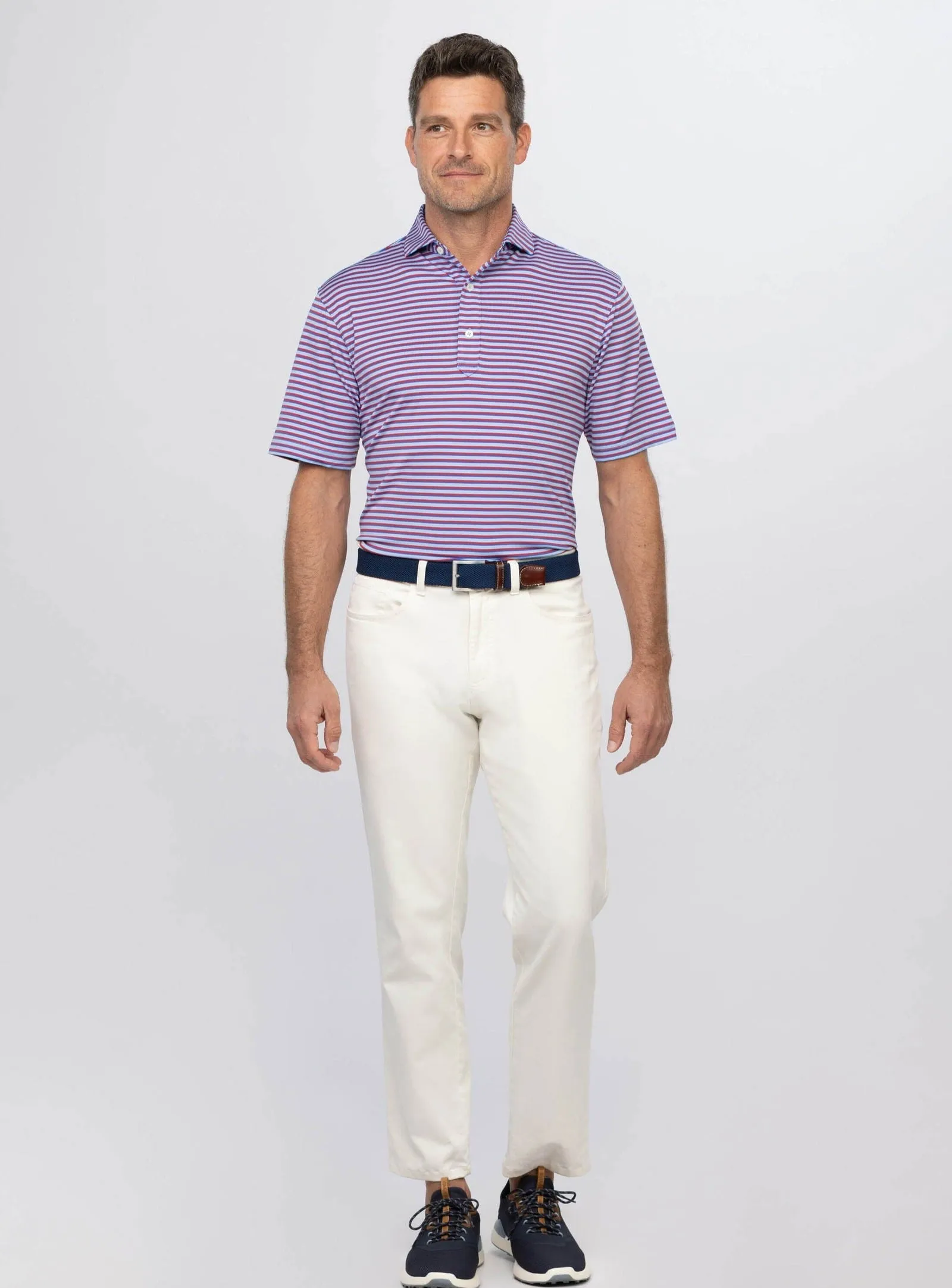 Ryan Stripe Performance Polo