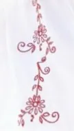 Samson Top - White/Red