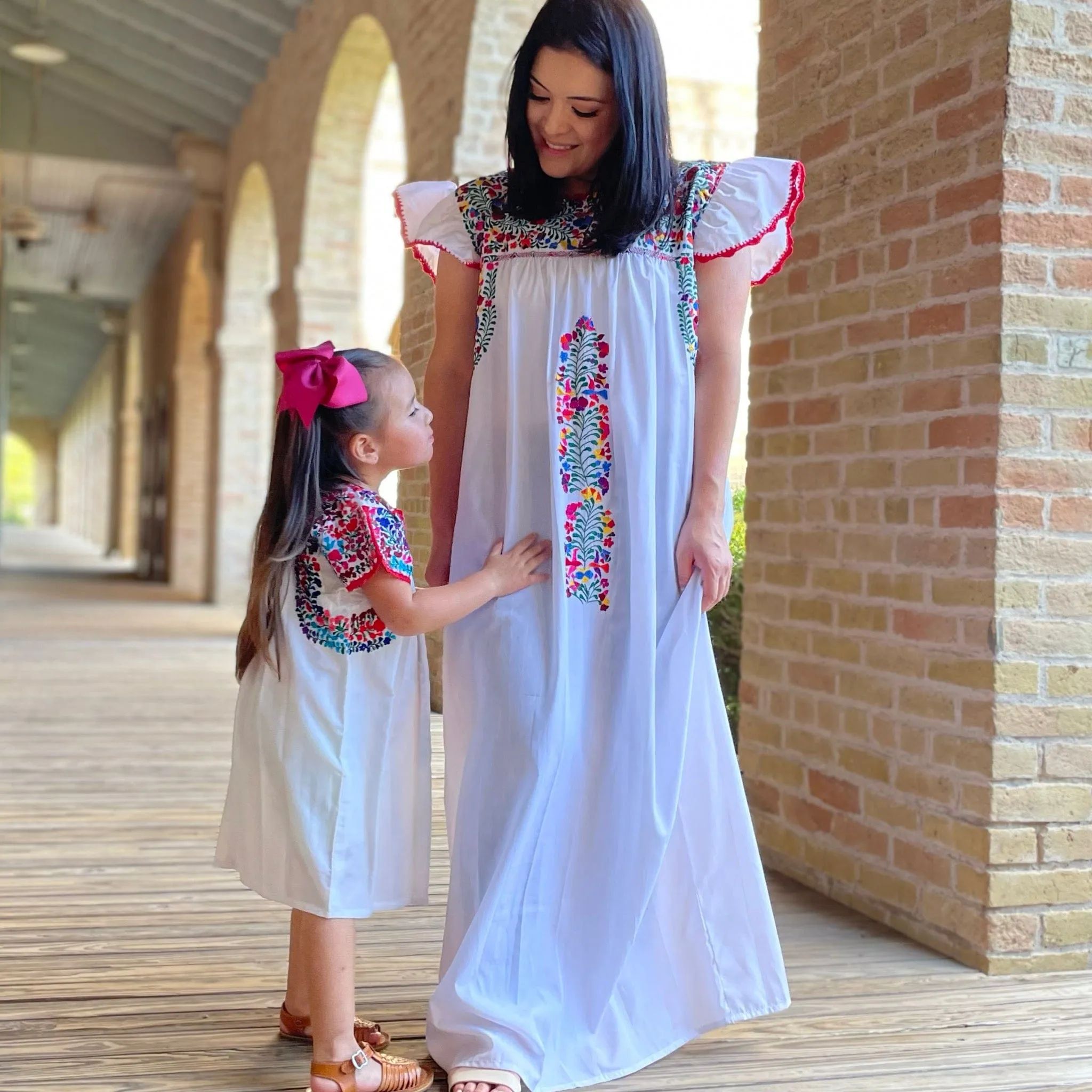 San Antonino Gala Dress Long - Butterfly Sleeve