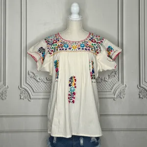 San Antonino Mexican Blouse - Sandrita Multi