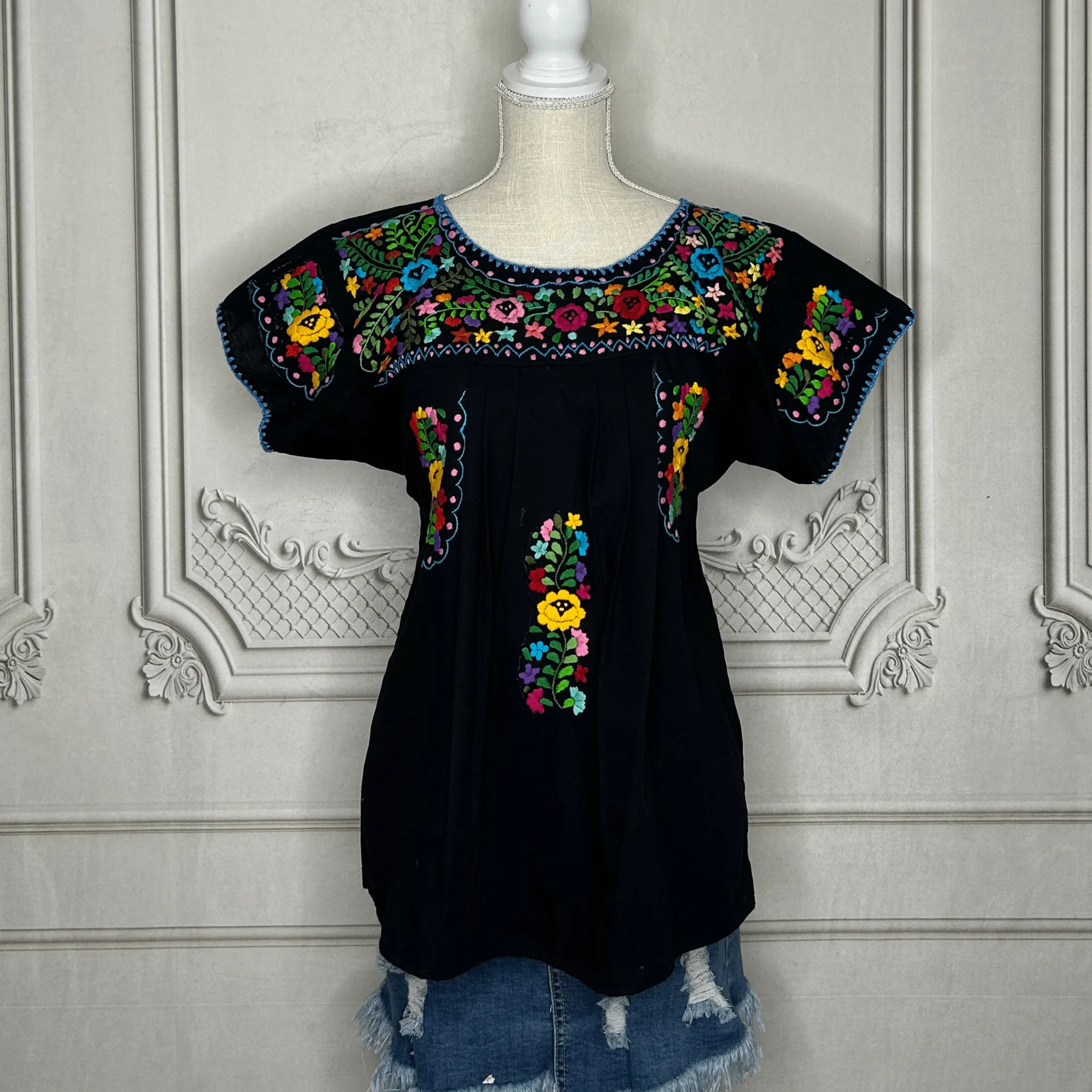San Antonino Mexican Blouse - Sandrita Multi