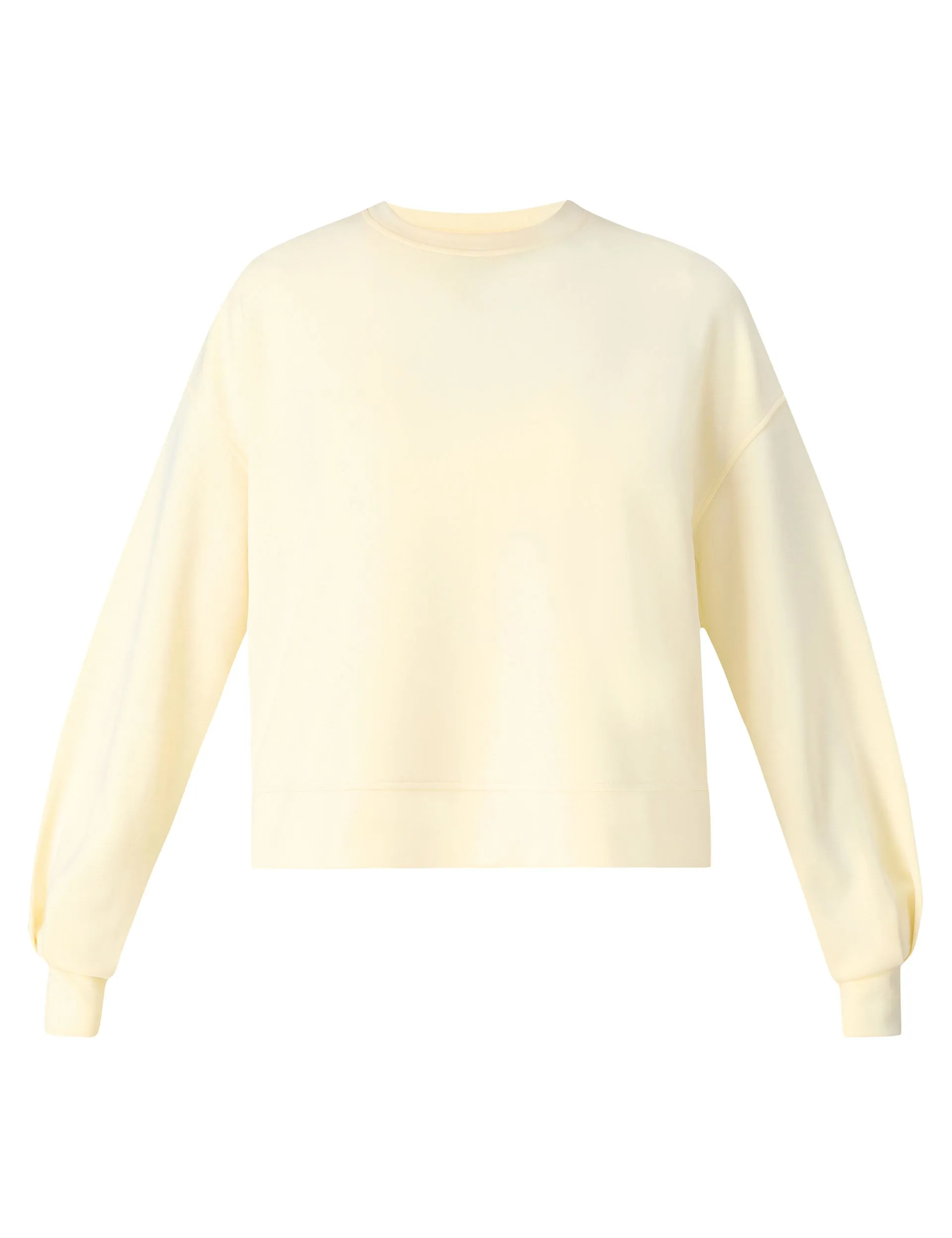 Sand Wash CloudWeight Sweatshirt - Buttercream Yellow