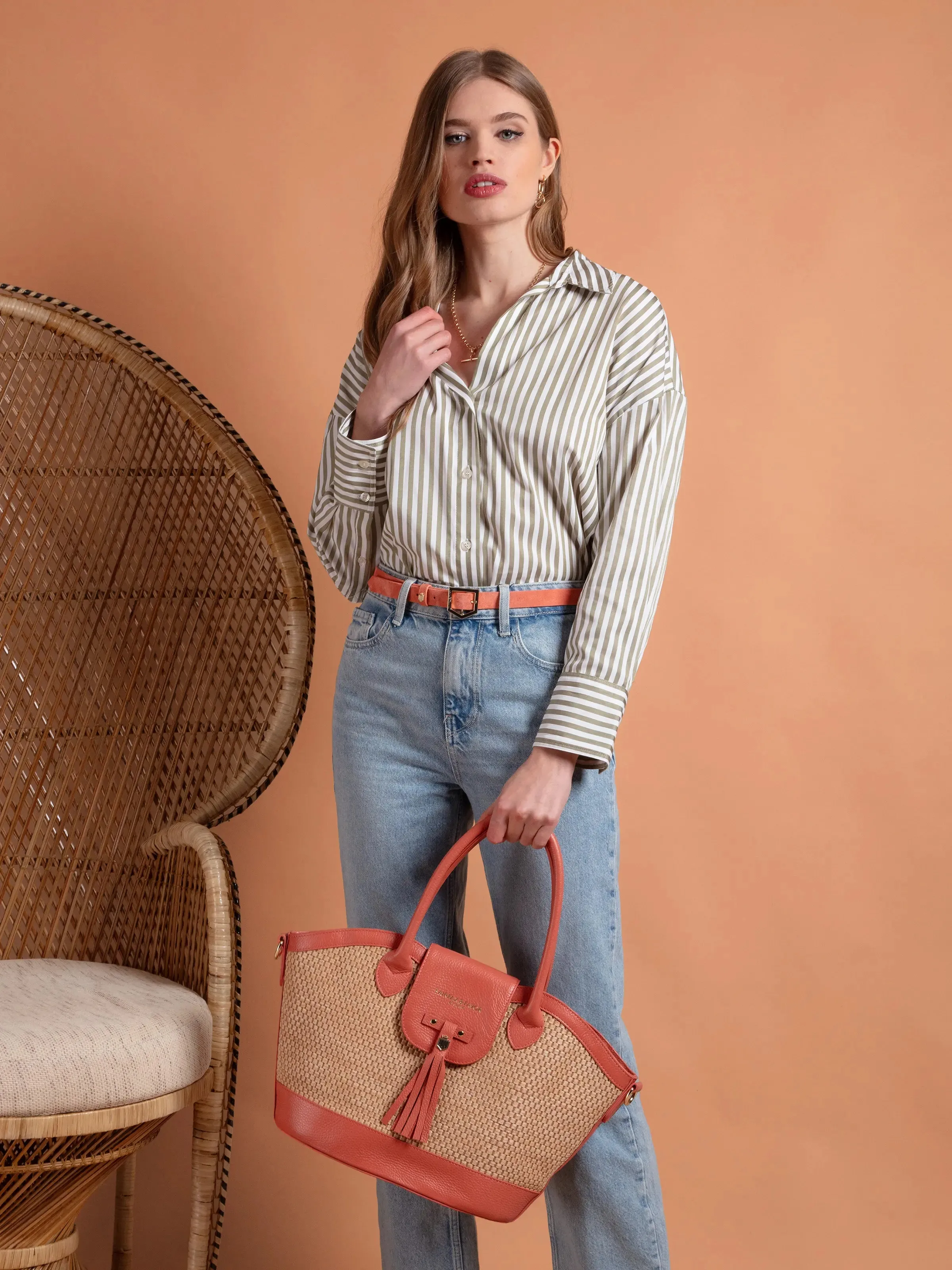 Sennowe Belt - Melon Suede