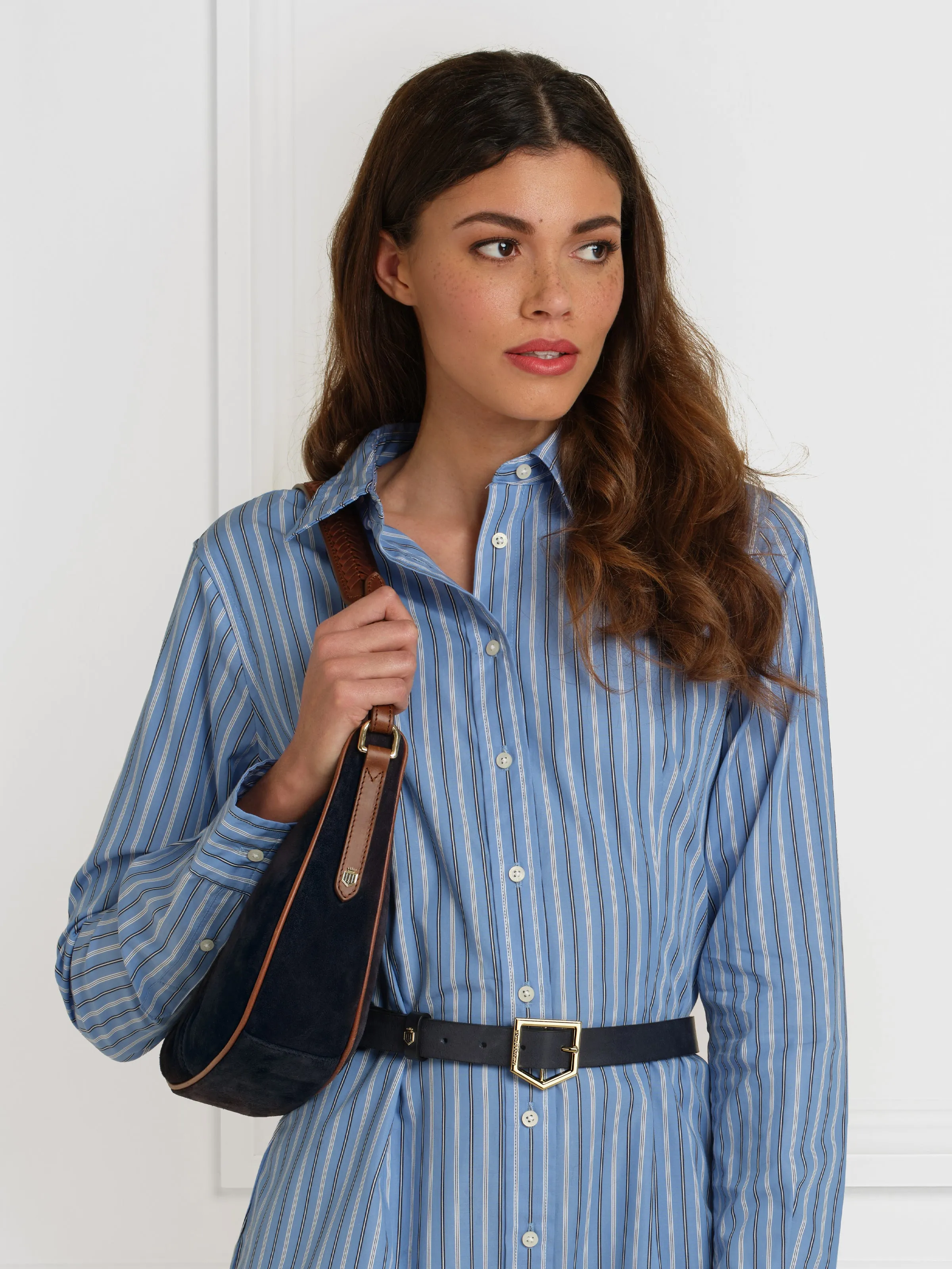 Sennowe Belt - Navy Leather