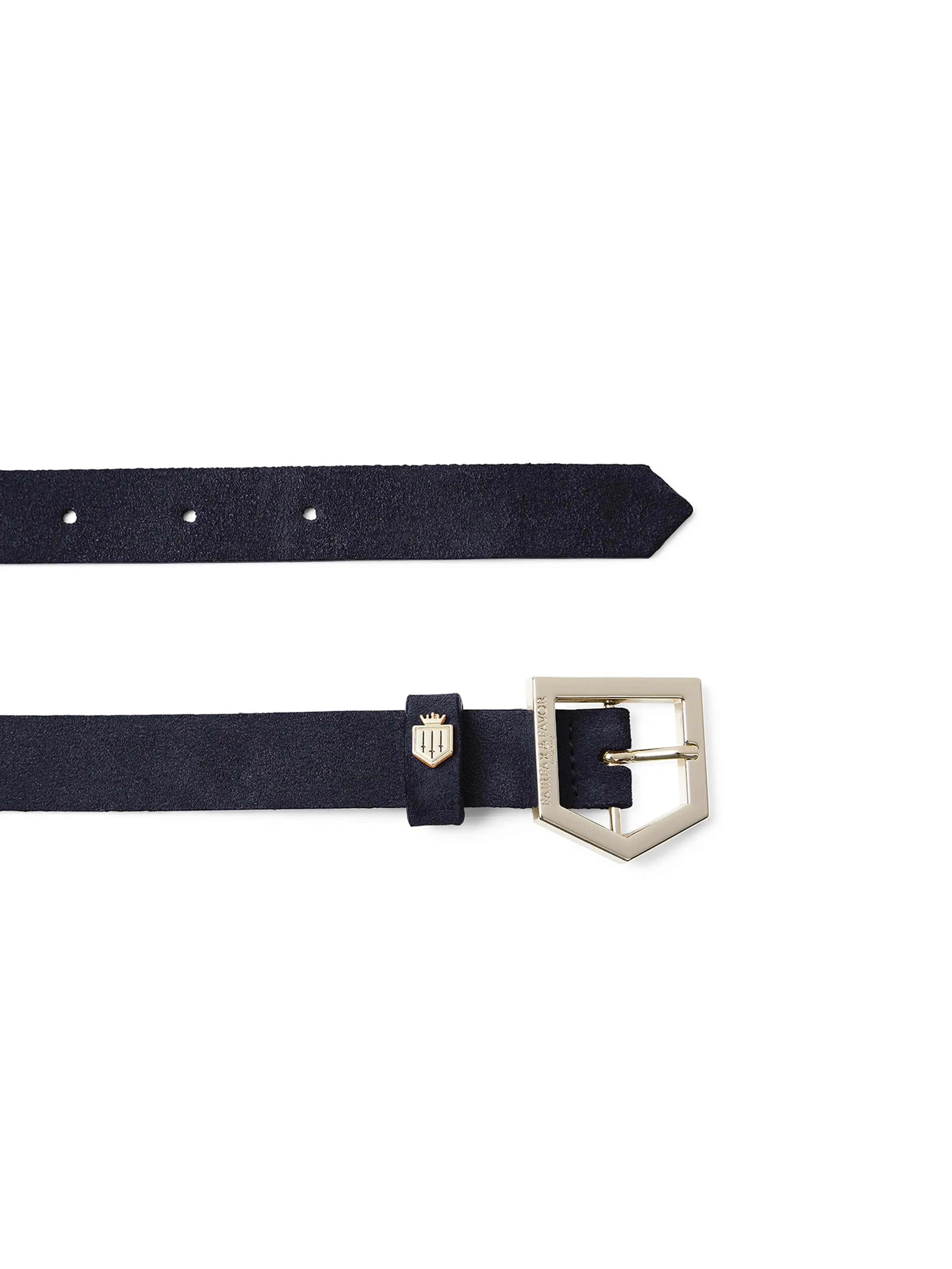 Sennowe Belt - Navy Suede