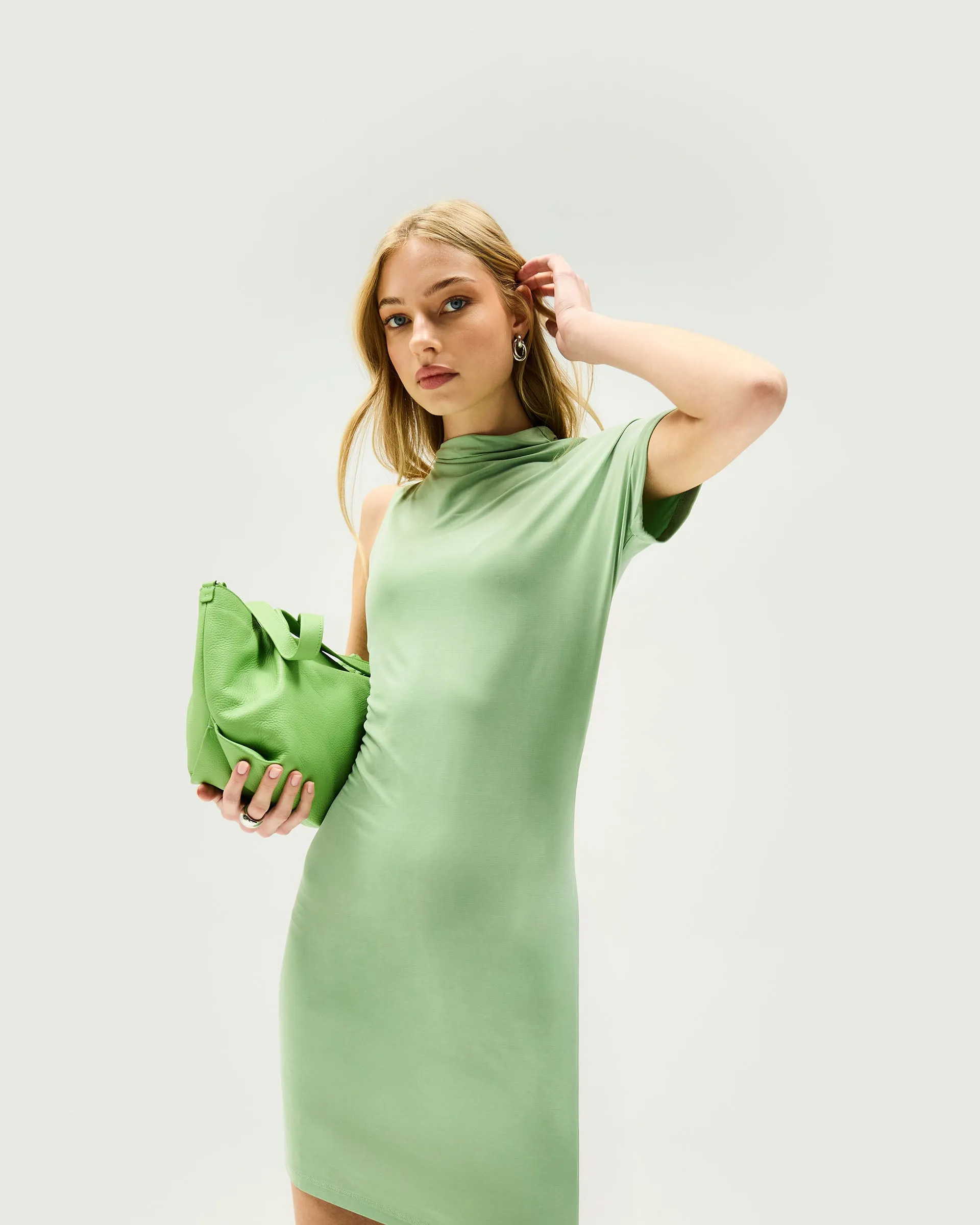 Shadow Mini Dress - Forest Shade