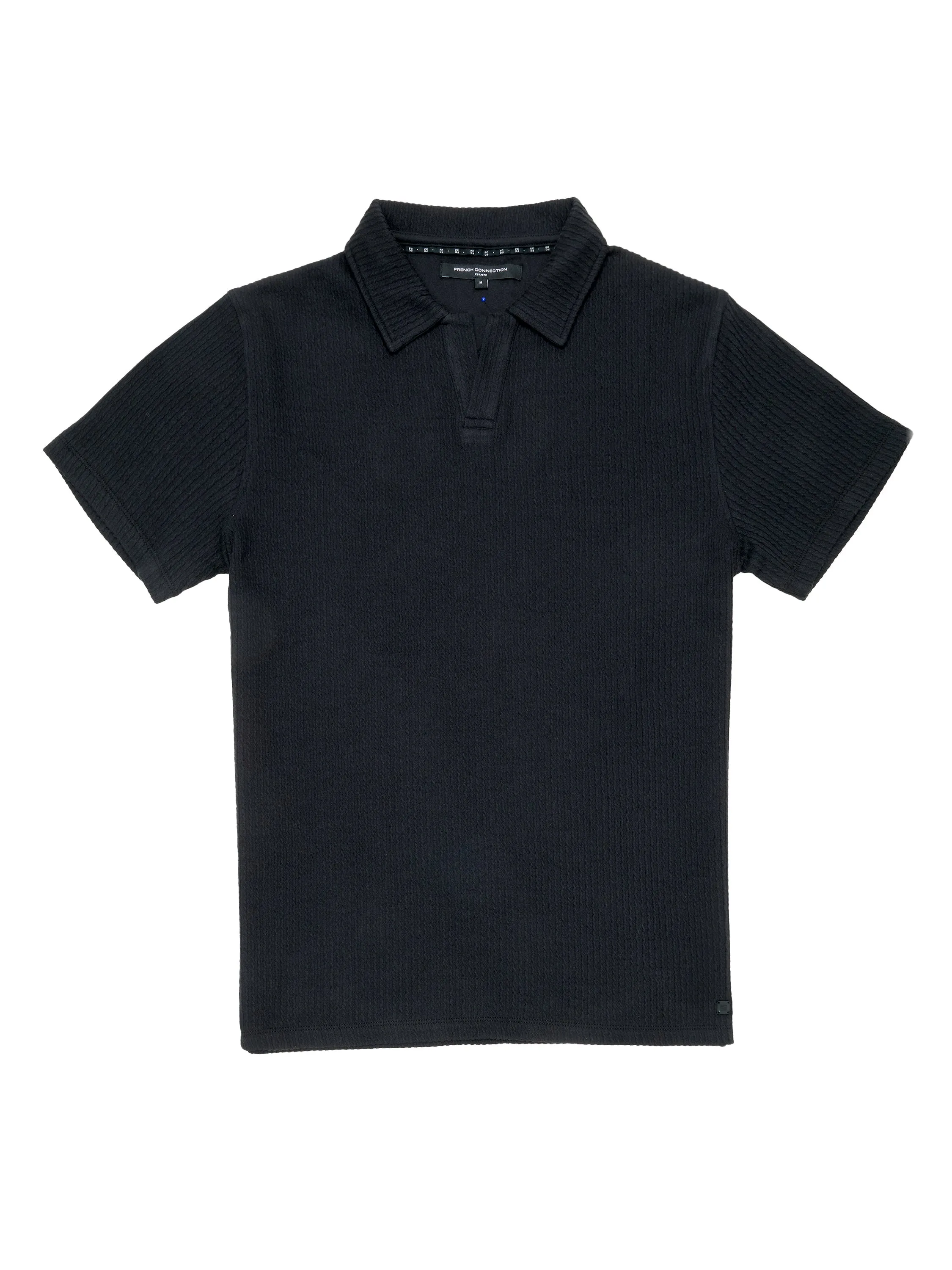 Short Sleeve Trophy Neck Polo Shirt
