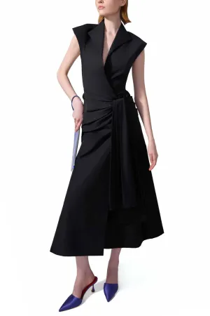 Sleeveless Wrap Dress