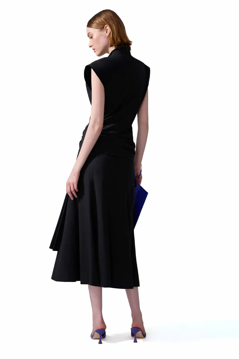 Sleeveless Wrap Dress