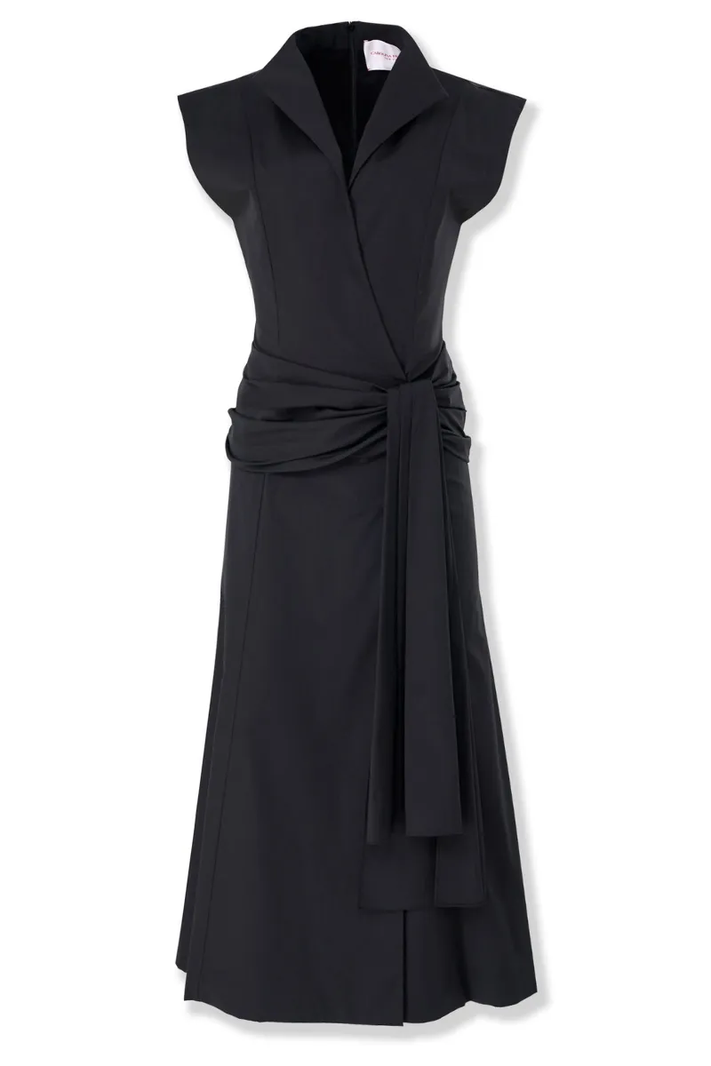 Sleeveless Wrap Dress
