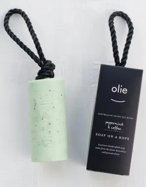 Soap on a Rope Peppermint & Coffee