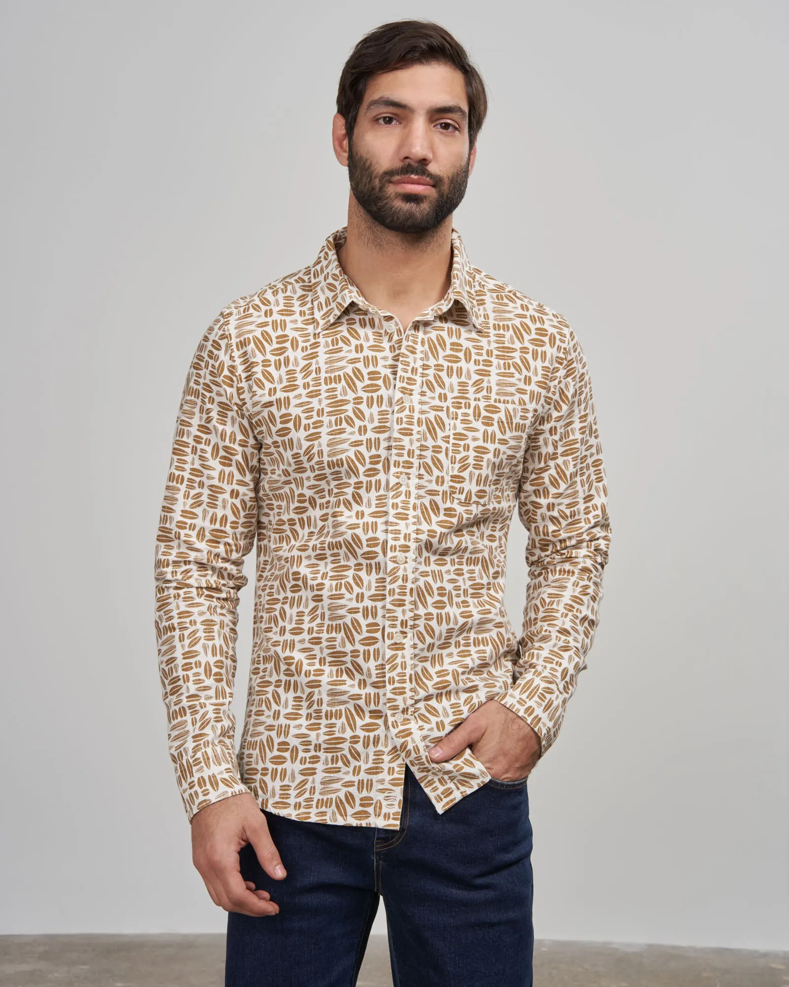 SoftHemp™ Chambray Button Down
