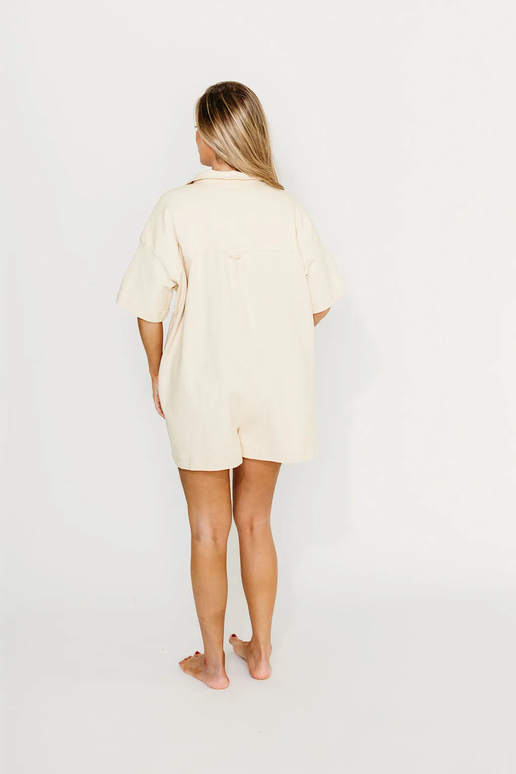 Soleil Romper in Milk