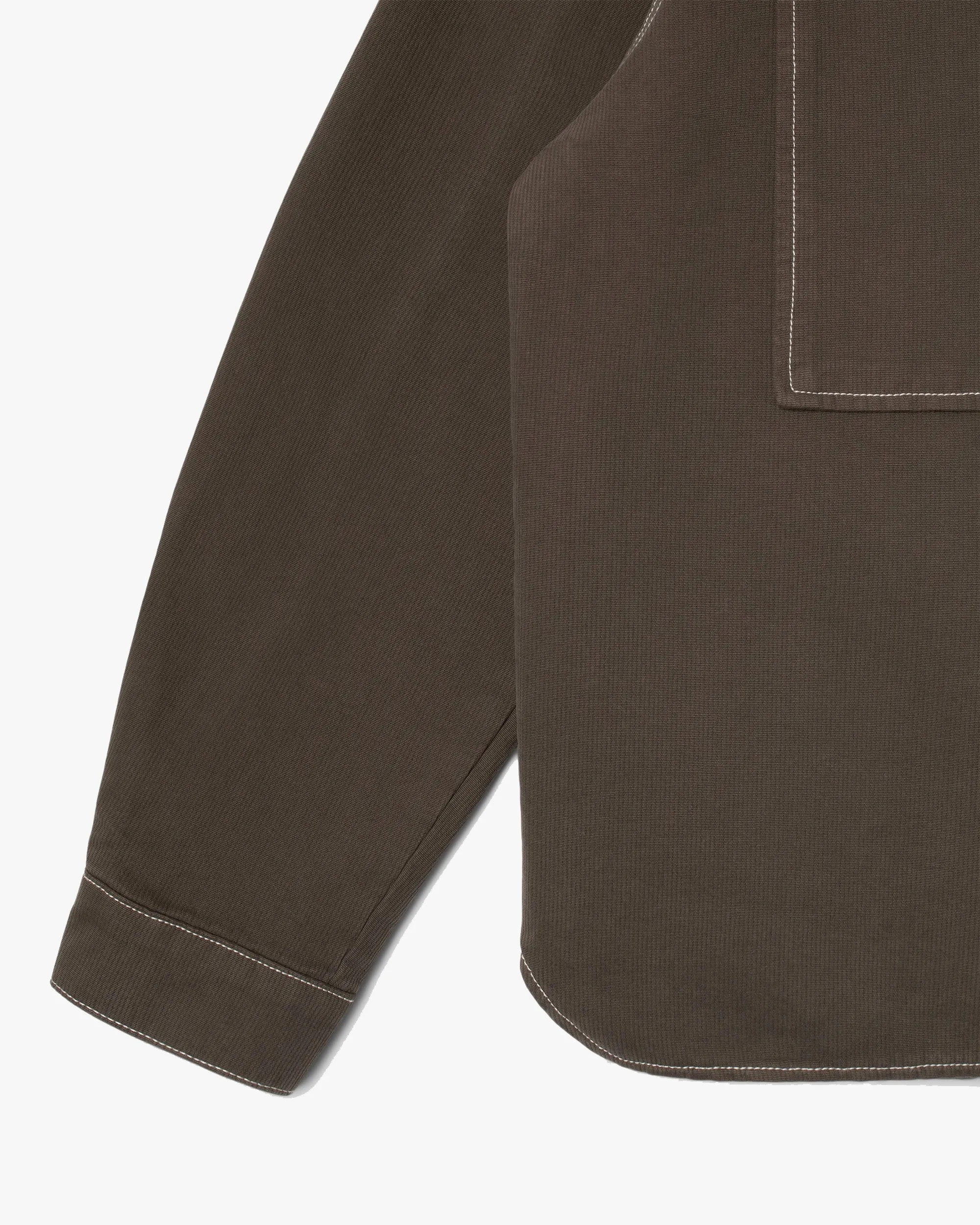 Stan Ray Painters Pop Over Shirt - Washed Black Bedford Cord
