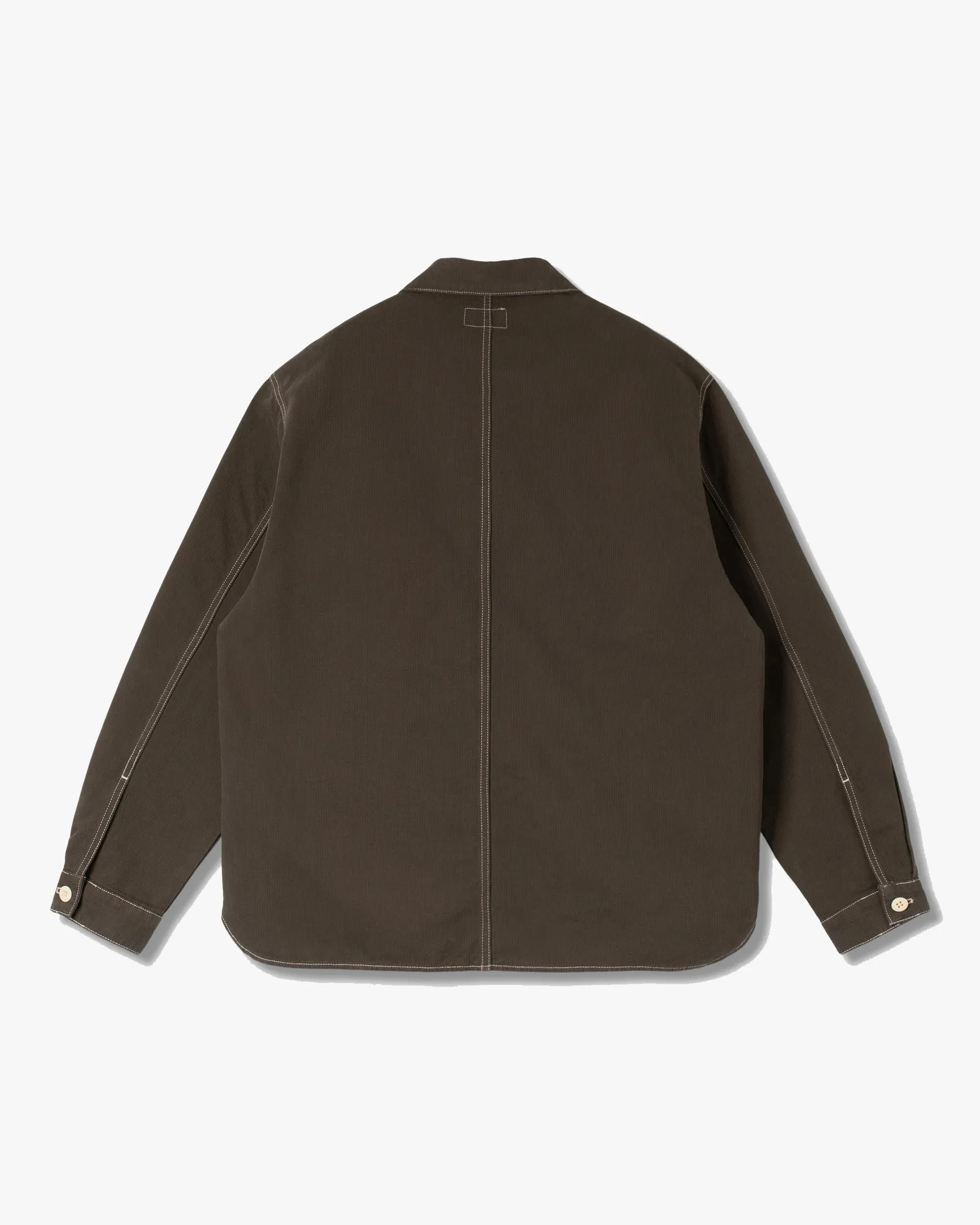 Stan Ray Painters Pop Over Shirt - Washed Black Bedford Cord