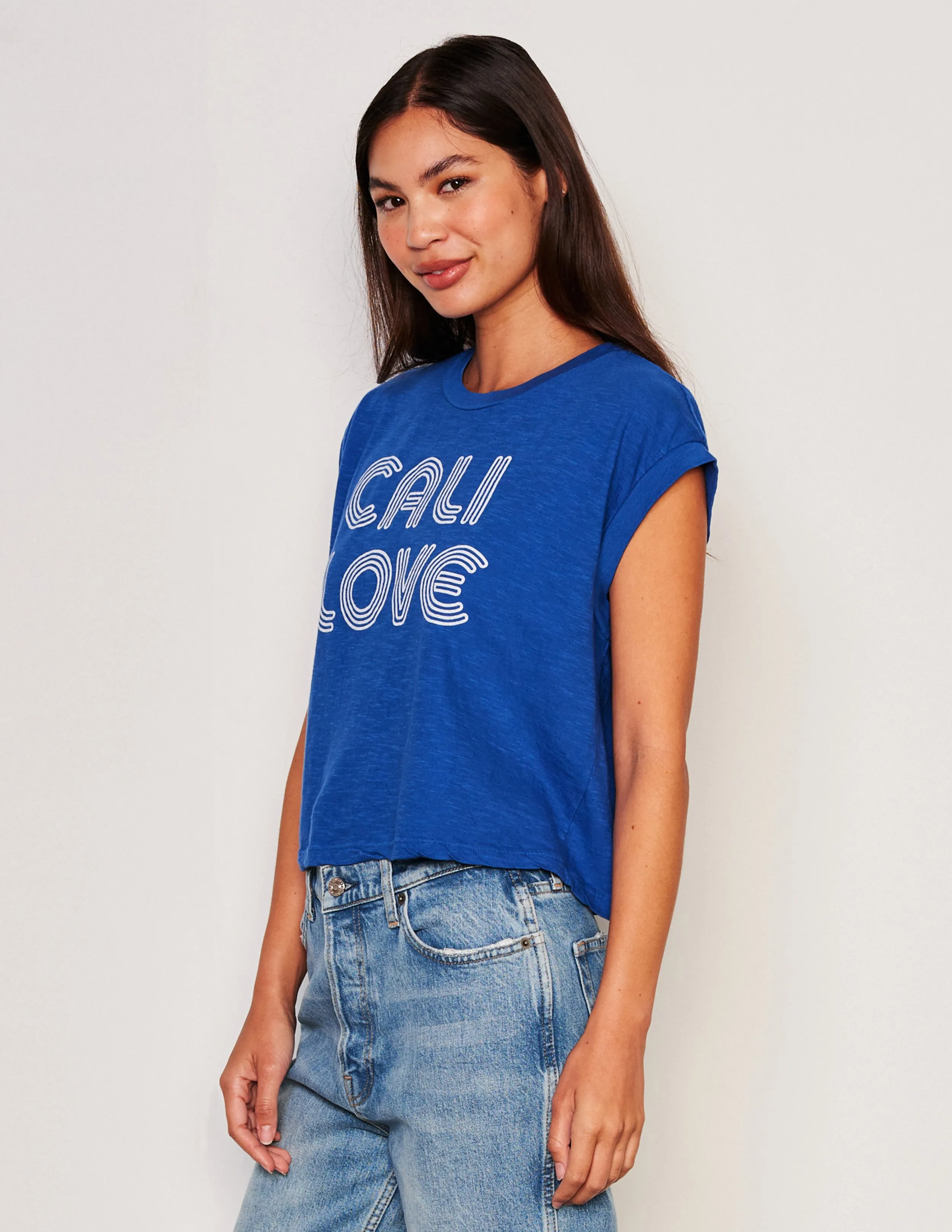Sundry Cali Love Muscle Tank in Symphony