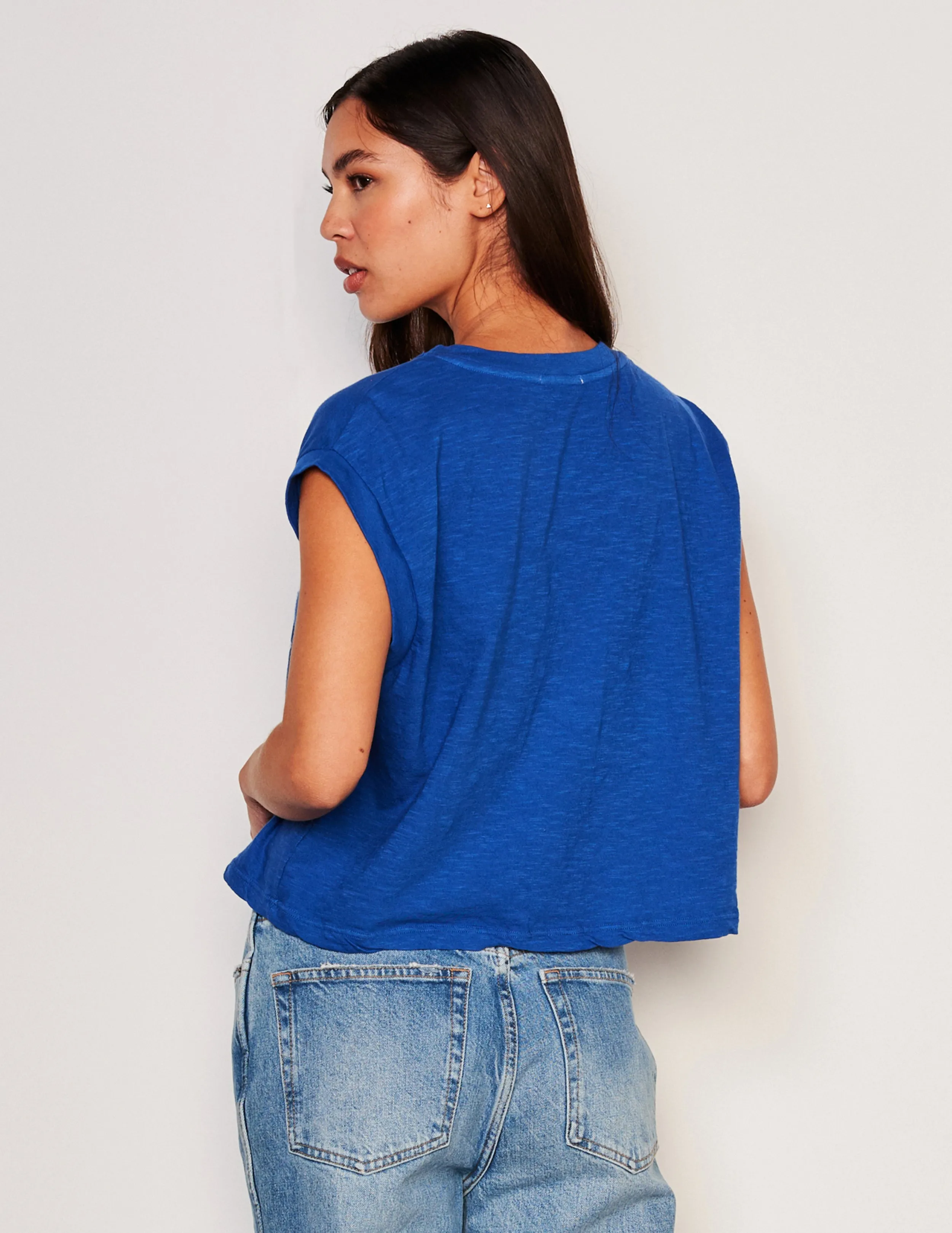 Sundry Cali Love Muscle Tank in Symphony