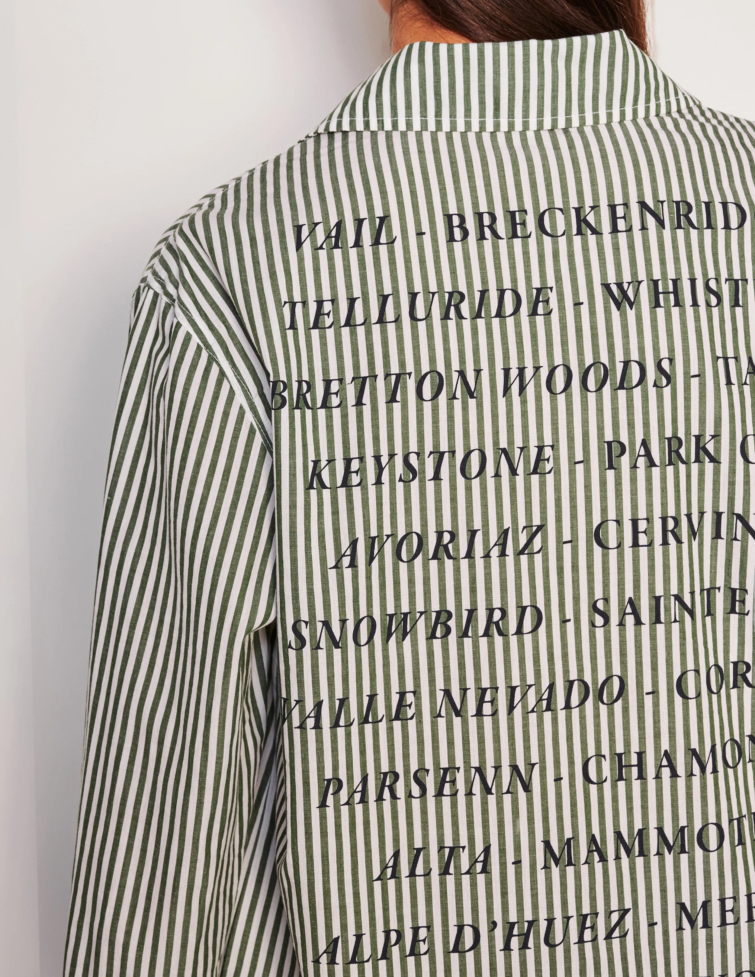 Sundry Destinations Oversized Shirt in Fern