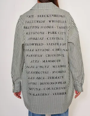 Sundry Destinations Oversized Shirt in Fern