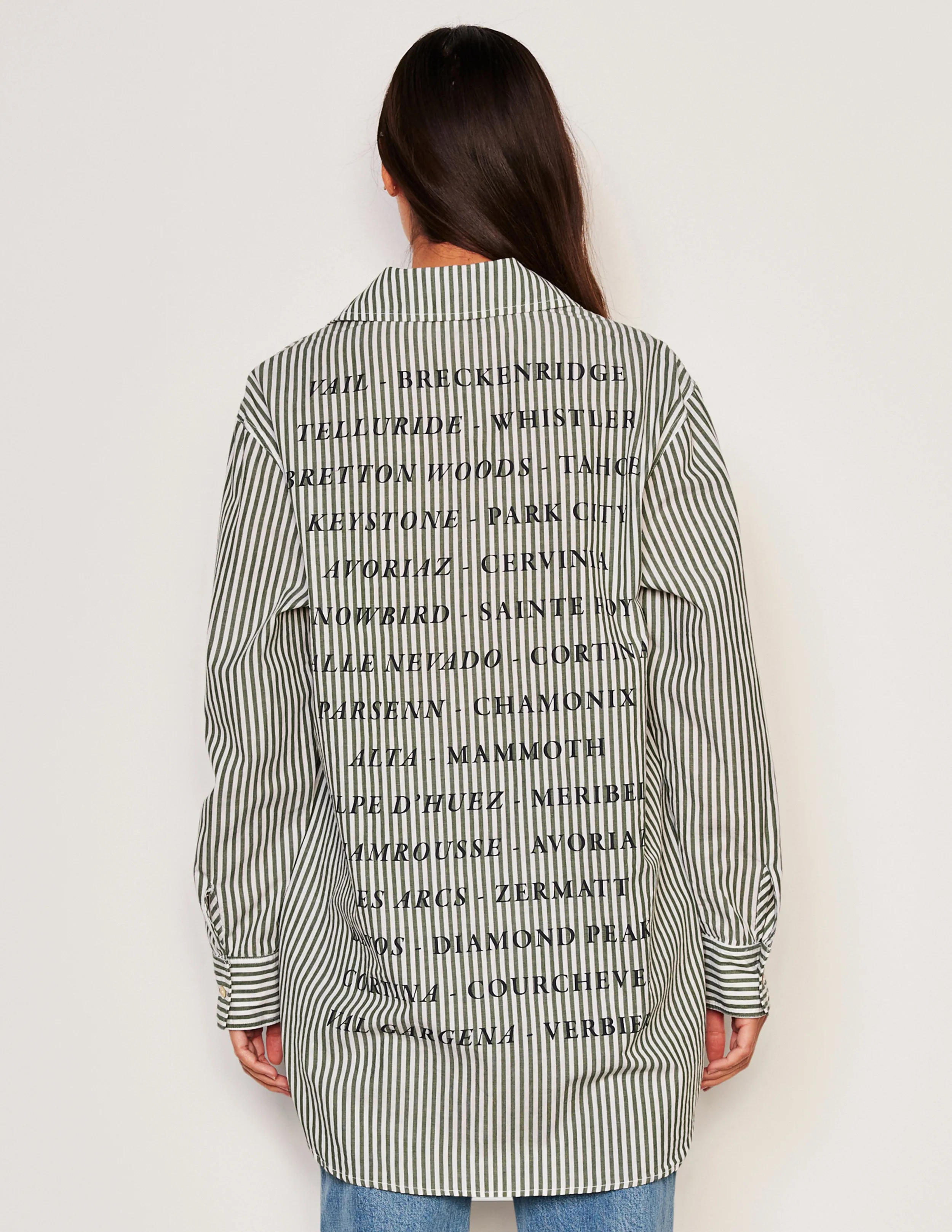 Sundry Destinations Oversized Shirt in Fern