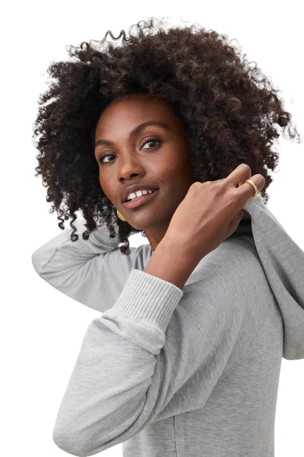 Super Soft Zip Up Hoodie - Heather Grey
