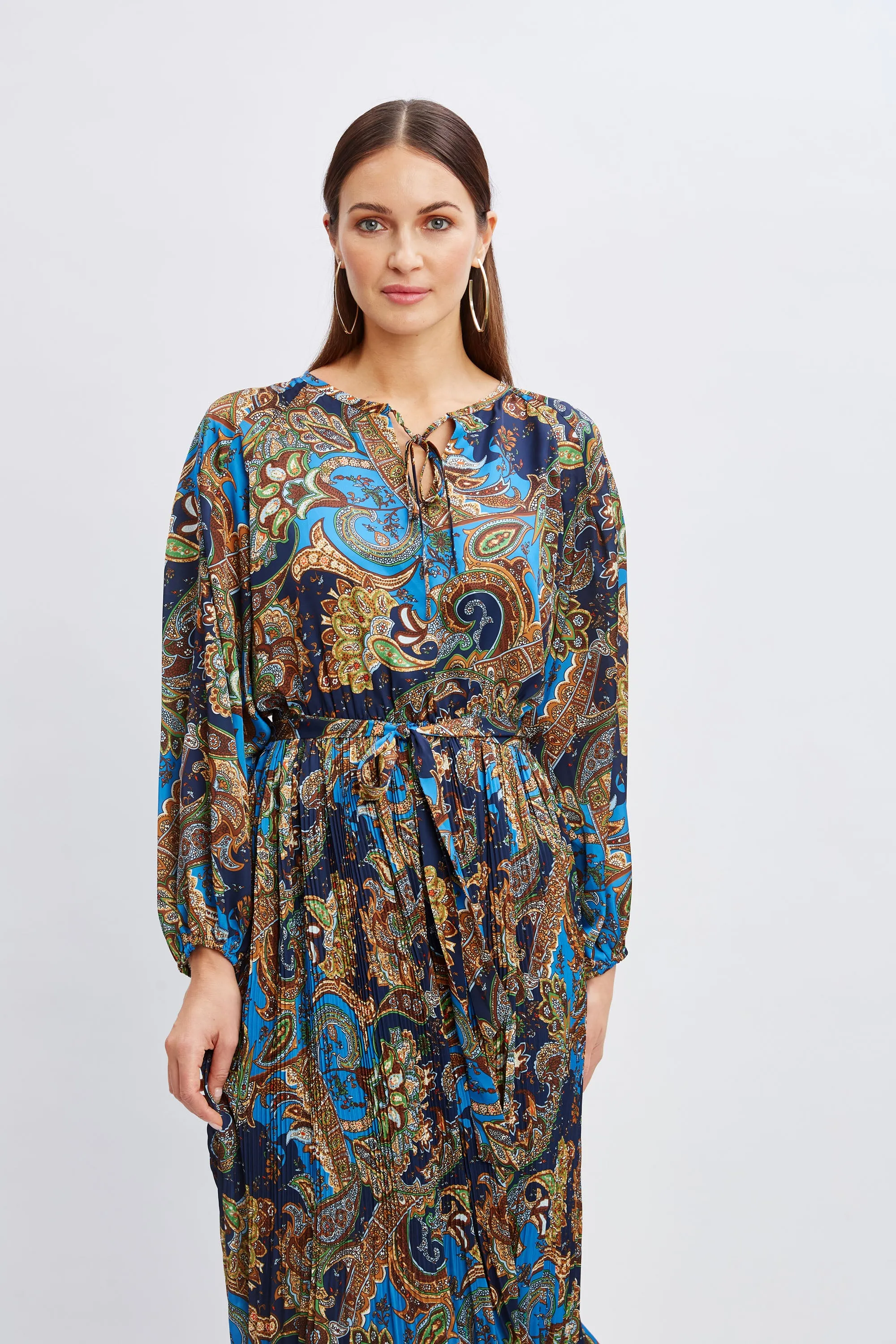 T-Tahari Royal Paisley Dress