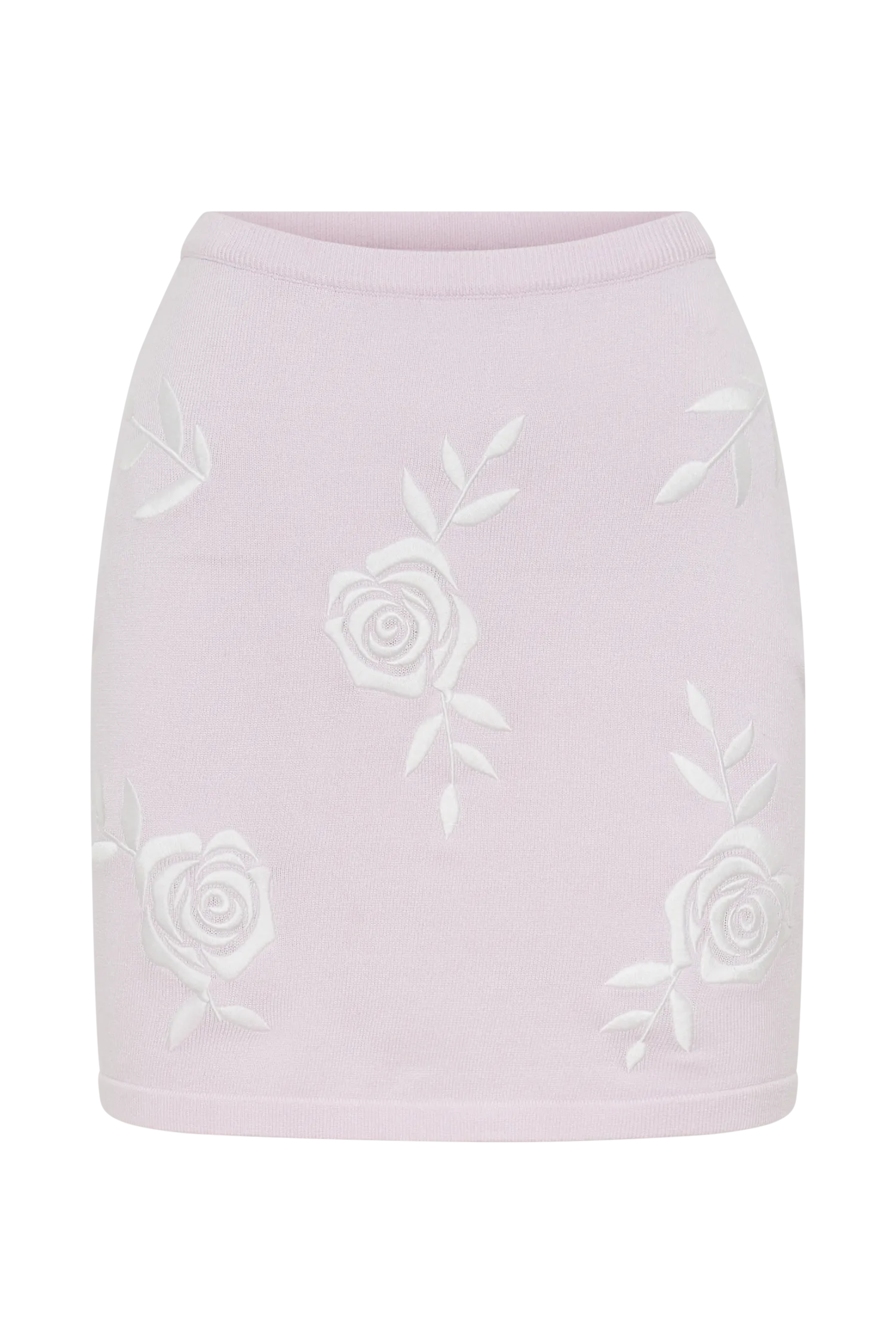 Tallulah Rose Knit Mini Skirt - Fairy Floss Pink
