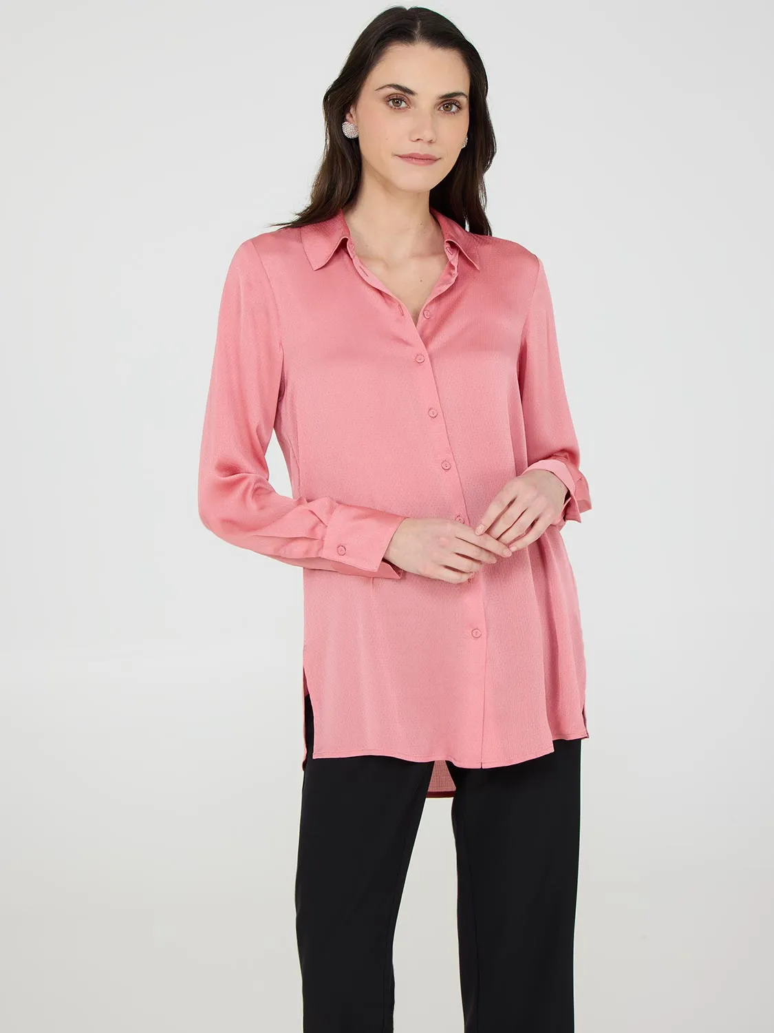 Textured Tunic Blouse