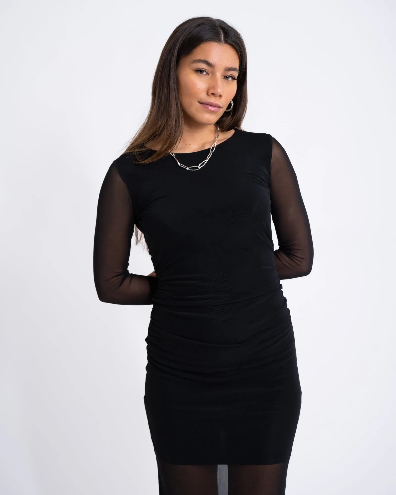 TILTIL Suzie Mesh Dress Black