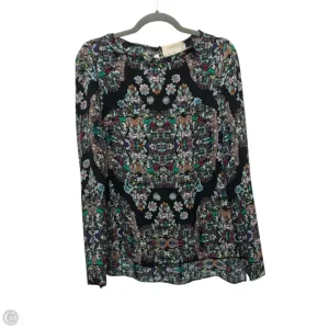 Top Long Sleeve By Nicole By Nicole Miller In Multi-colored, Size: S