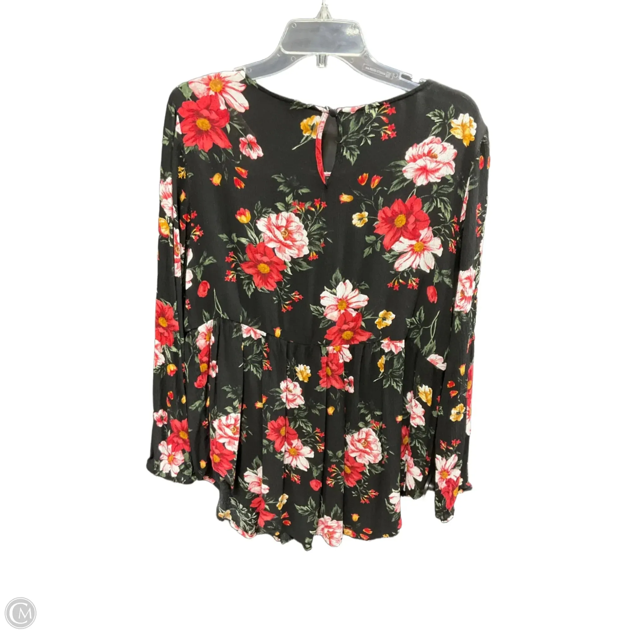 Top Long Sleeve By Torrid In Floral Print, Size: L