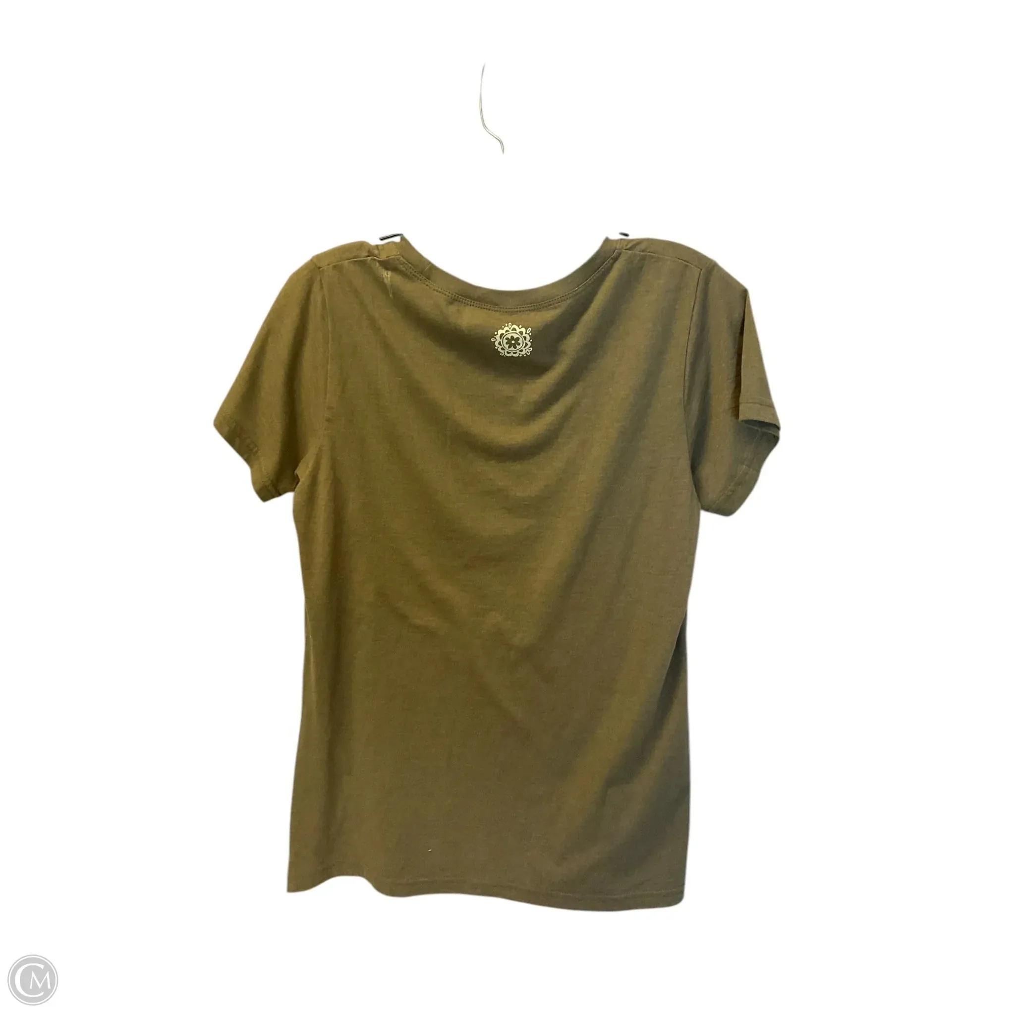 Top Short Sleeve Basic By Natural Life In Green, Size: S
