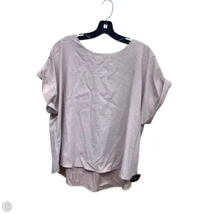 Top Short Sleeve By Clothes Mentor In Pink, Size: S