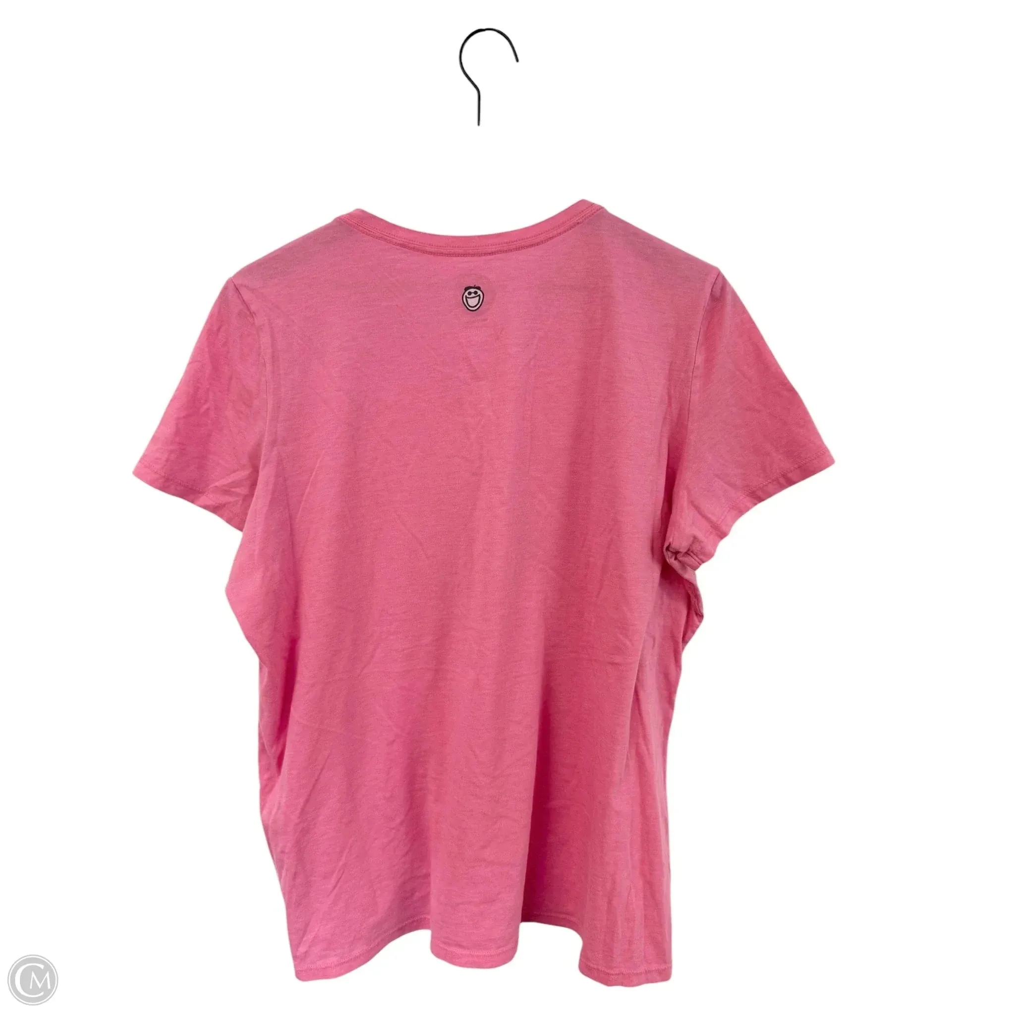 Top Short Sleeve By Life Is Good In Pink, Size: Xl