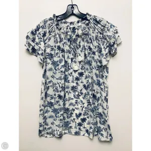 Top Short Sleeve By Rose And Olive In Floral Print, Size: 1x