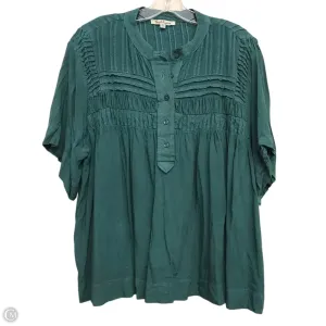 Top Short Sleeve By Solitaire In Green, Size: Xl