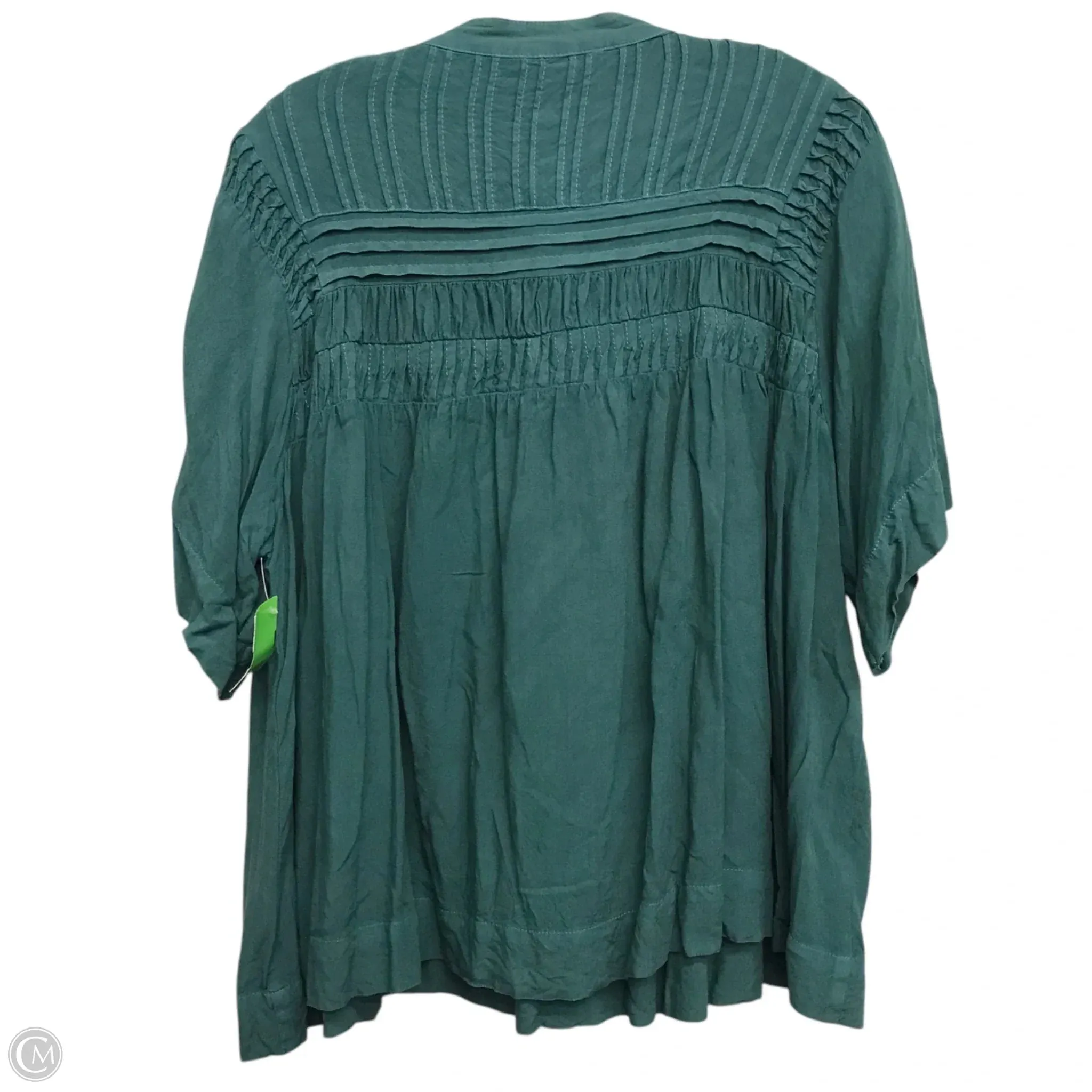 Top Short Sleeve By Solitaire In Green, Size: Xl