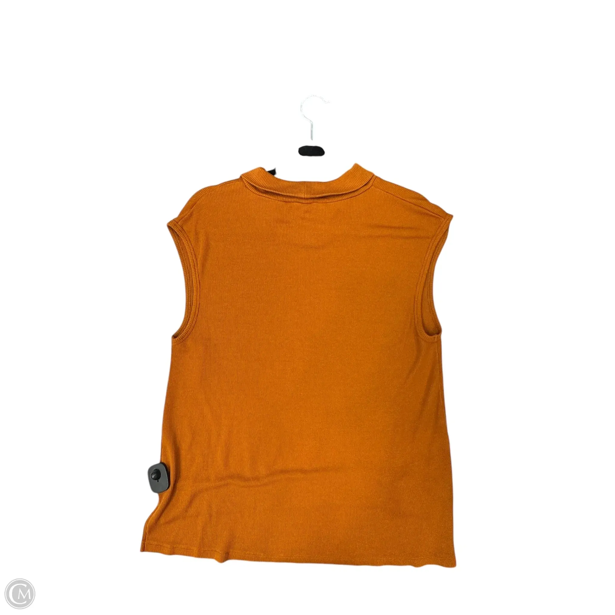 Top Sleeveless By Clothes Mentor In Orange, Size: Xl