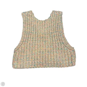 Top Sleeveless By Free People In Rainbow Print, Size: L