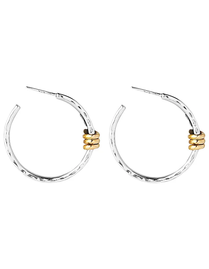 Tumbaga Amarres Silver Earring E6129